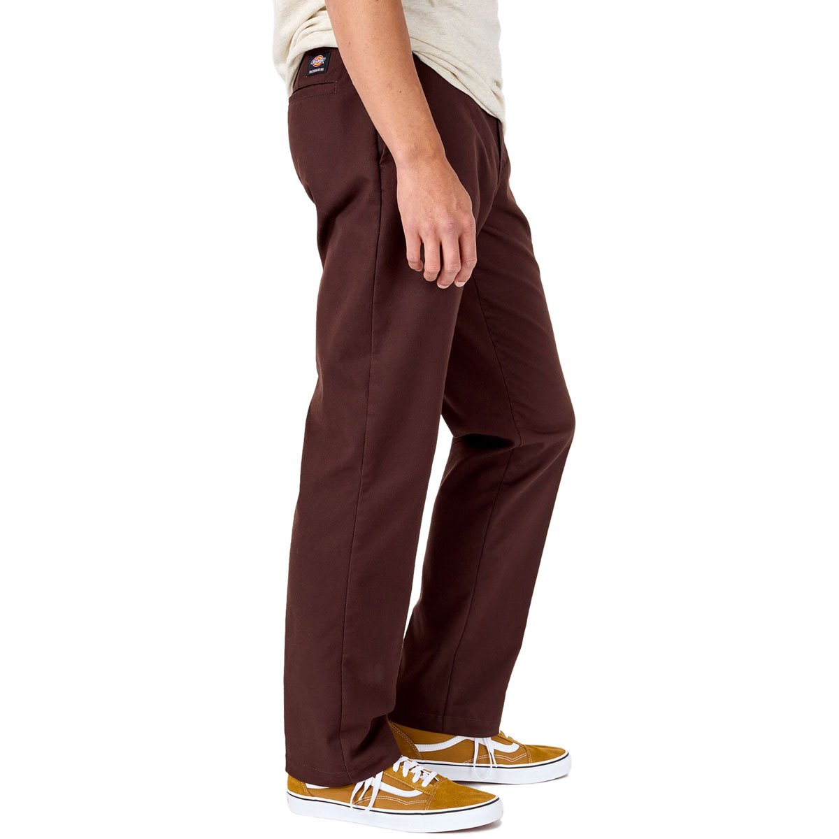 Dickies Slim Straight Twill Skate Pants - Chocolate Brown image 3