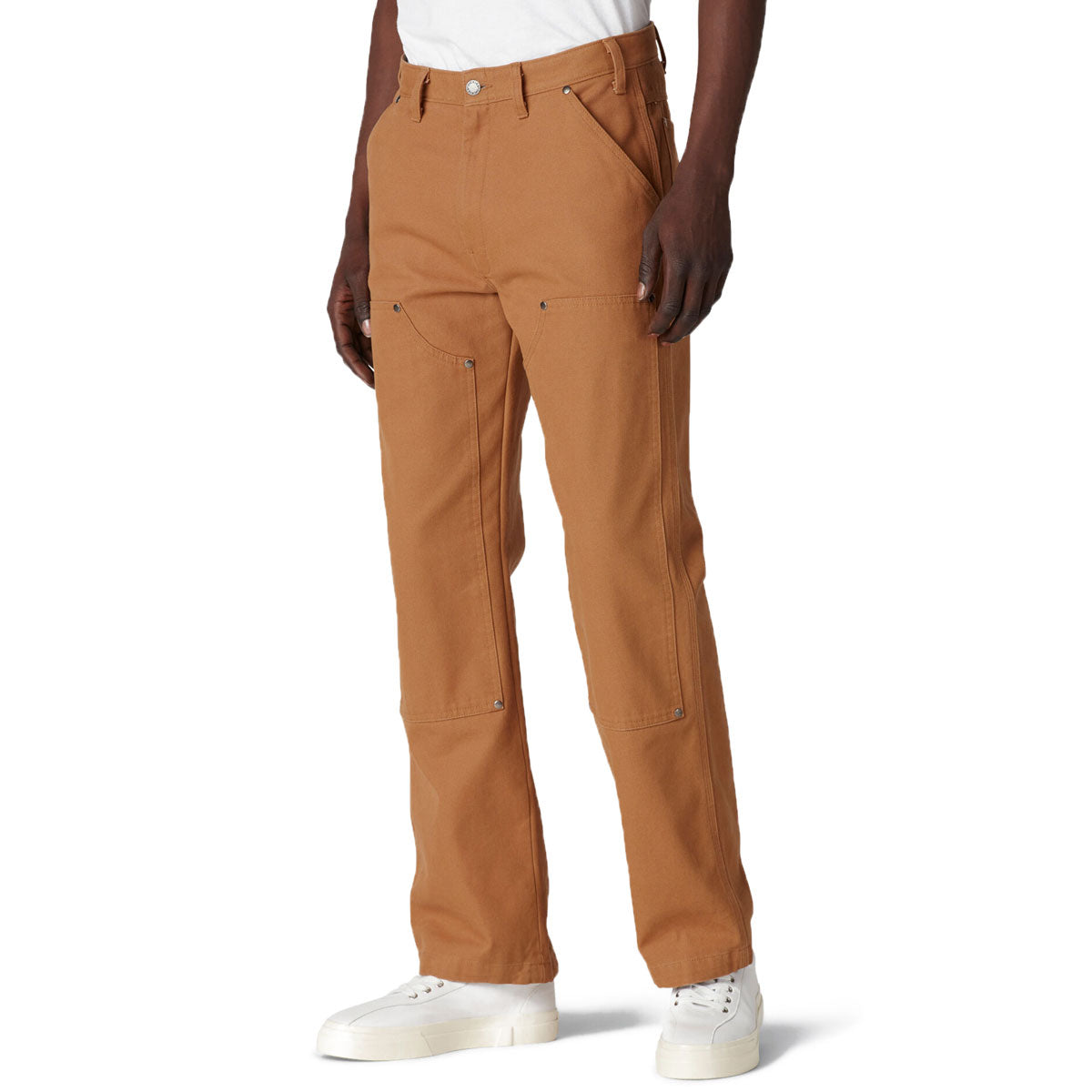 Dickies Double Front Duck Pants - Stonewashed Brown Duck image 1