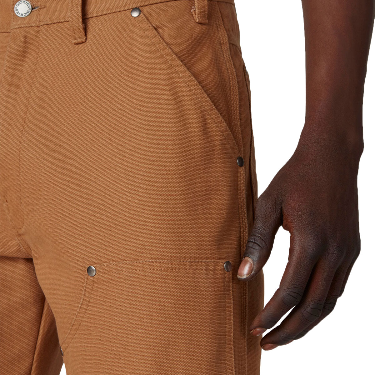 Dickies Double Front Duck Pants - Stonewashed Brown Duck image 4