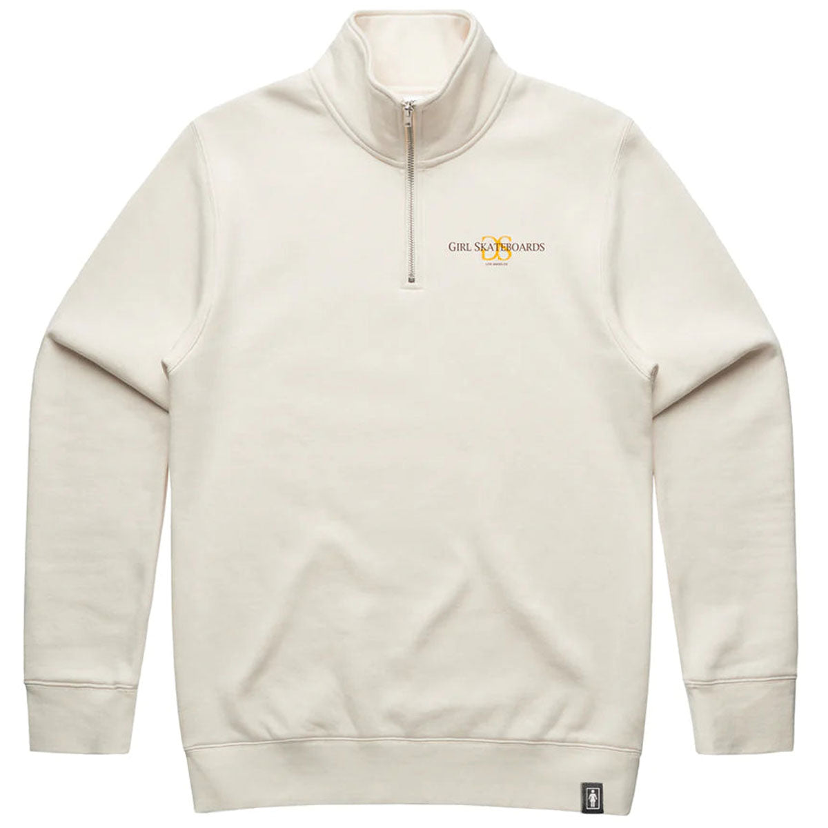 Girl Gsla 1/4 Zip Fleece Sweatshirt - Ecru image 1