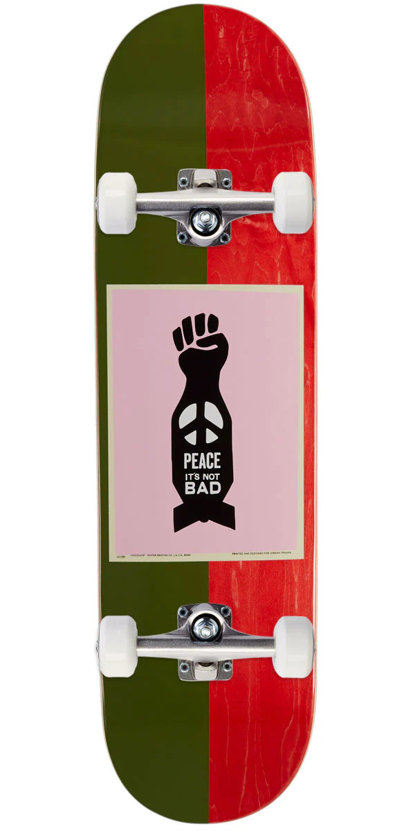 Chocolate Peace Not Bad One Off Skateboard Complete - Trahan - 8.50