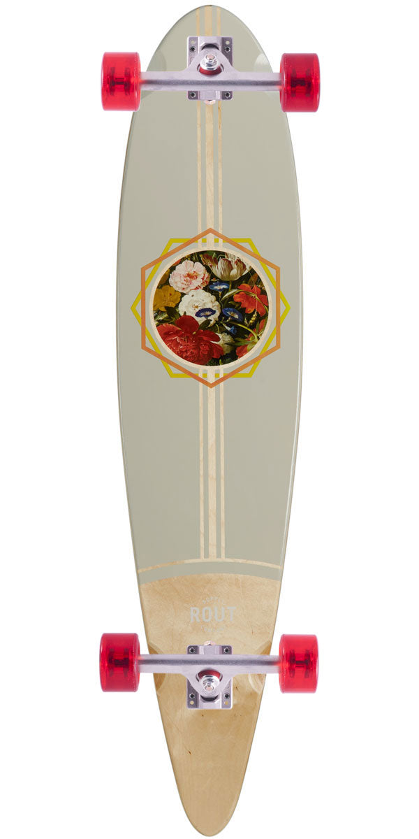 Rout Floral Pintail Longboard Complete image 1