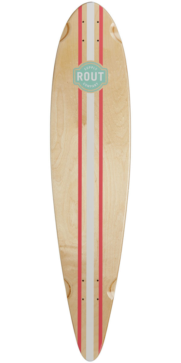 Rout Pinstripe Pintail Longboard Deck image 1