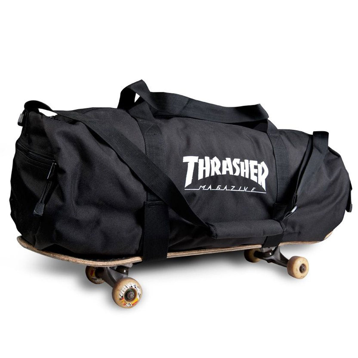 Thrasher Logo Skate Duffle Bag - Black image 3
