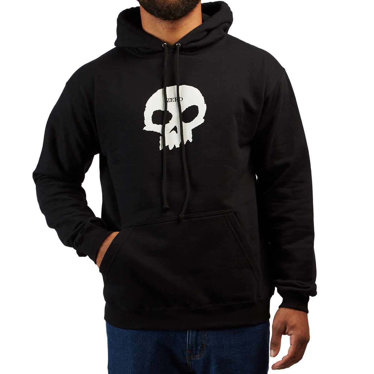 Zero Single Skull Hoodie - Black – Daddies Board Shop