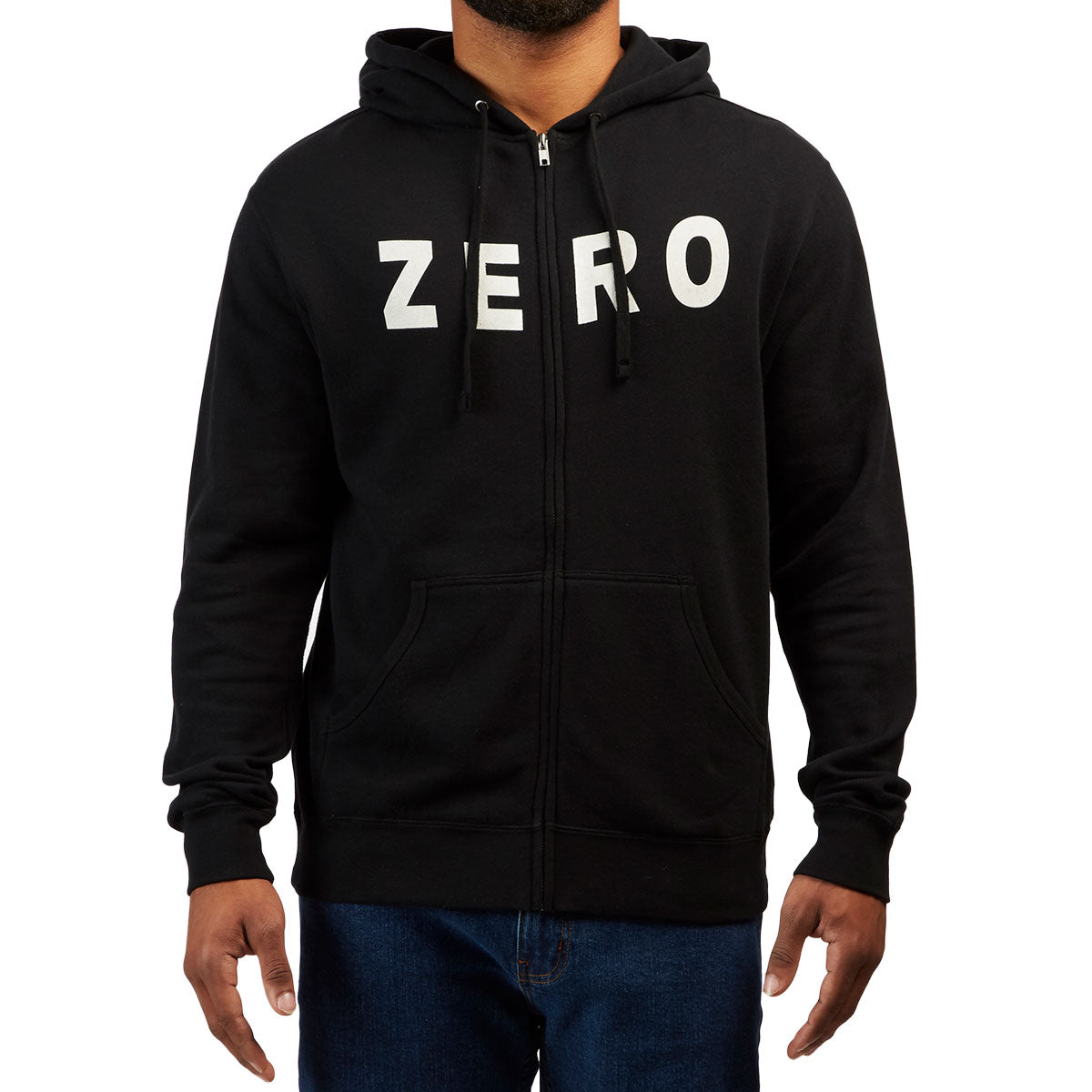 Zero Army Zip Hoodie - Black image 1