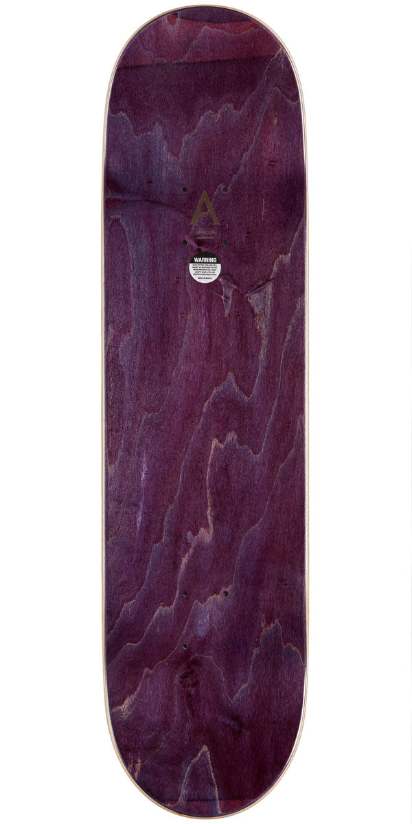 April Chrome Rose Skateboard Deck - Black - 8.125