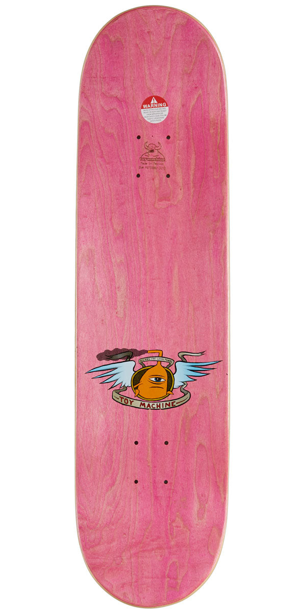 Toy Machine Monster Skateboard Deck - Assorted Stains - 8.25