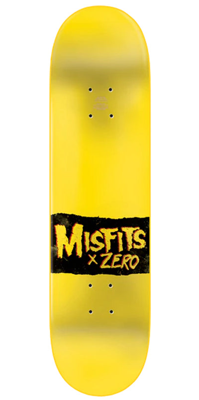 Zero x Misfits Fiend Skull Skateboard Deck - 8.25