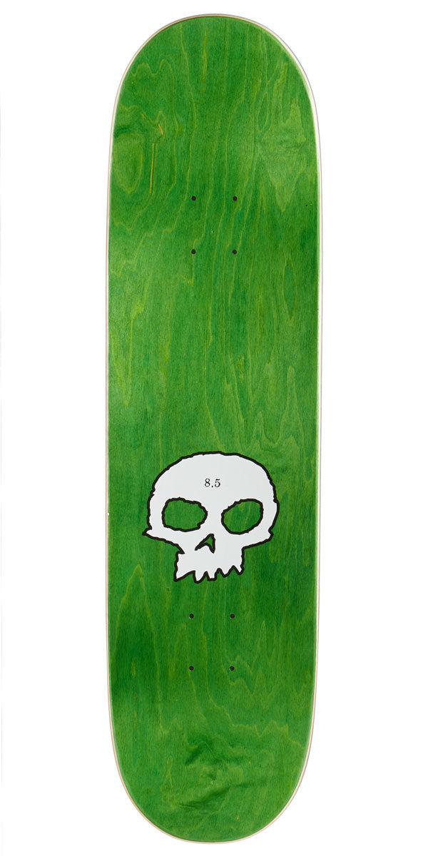 Zero Single Skull Skateboard Deck - 8.50
