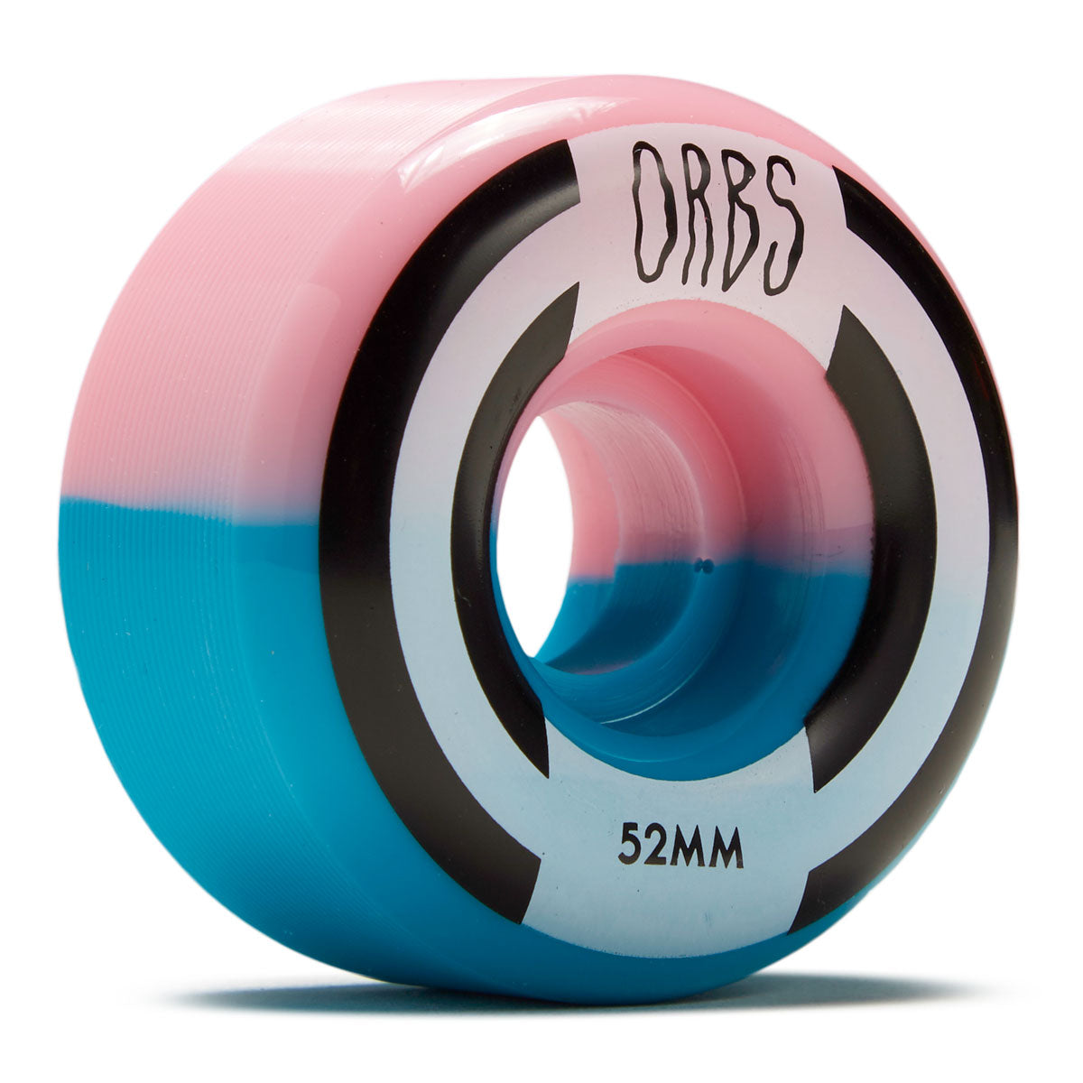 Welcome Orbs Apparitions Round 99a Skateboard Wheels - Pink/Blue Split - 52mm image 1