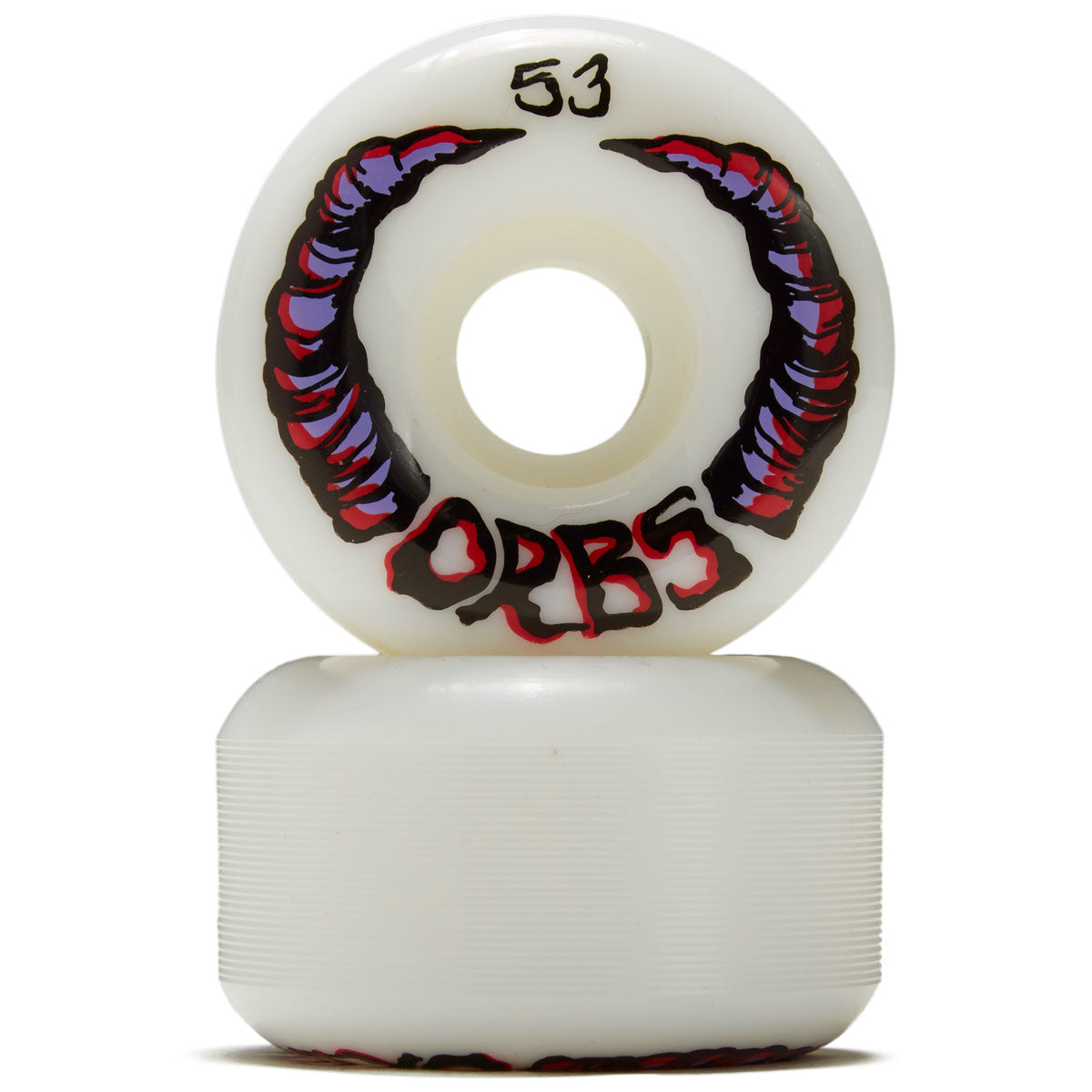 Welcome Orbs Apparitions Round 99a Skateboard Wheels - White - 53mm image 2