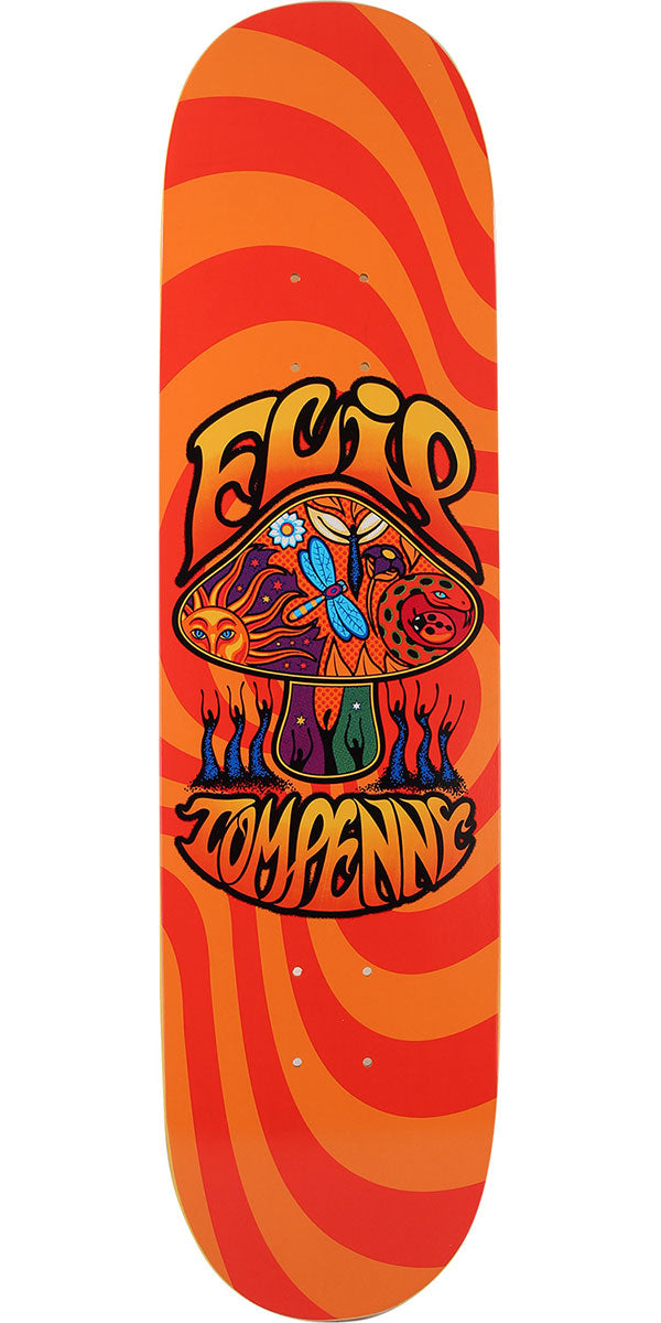 Flip Penny Loveshroom Skateboard Deck - Orange - 8.00