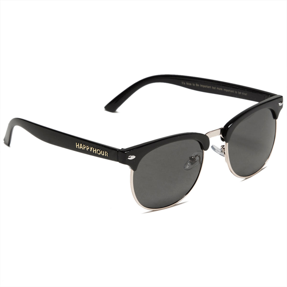 Happy Hour G2 Sunglasses - Black Gloss/Black Lens image 1
