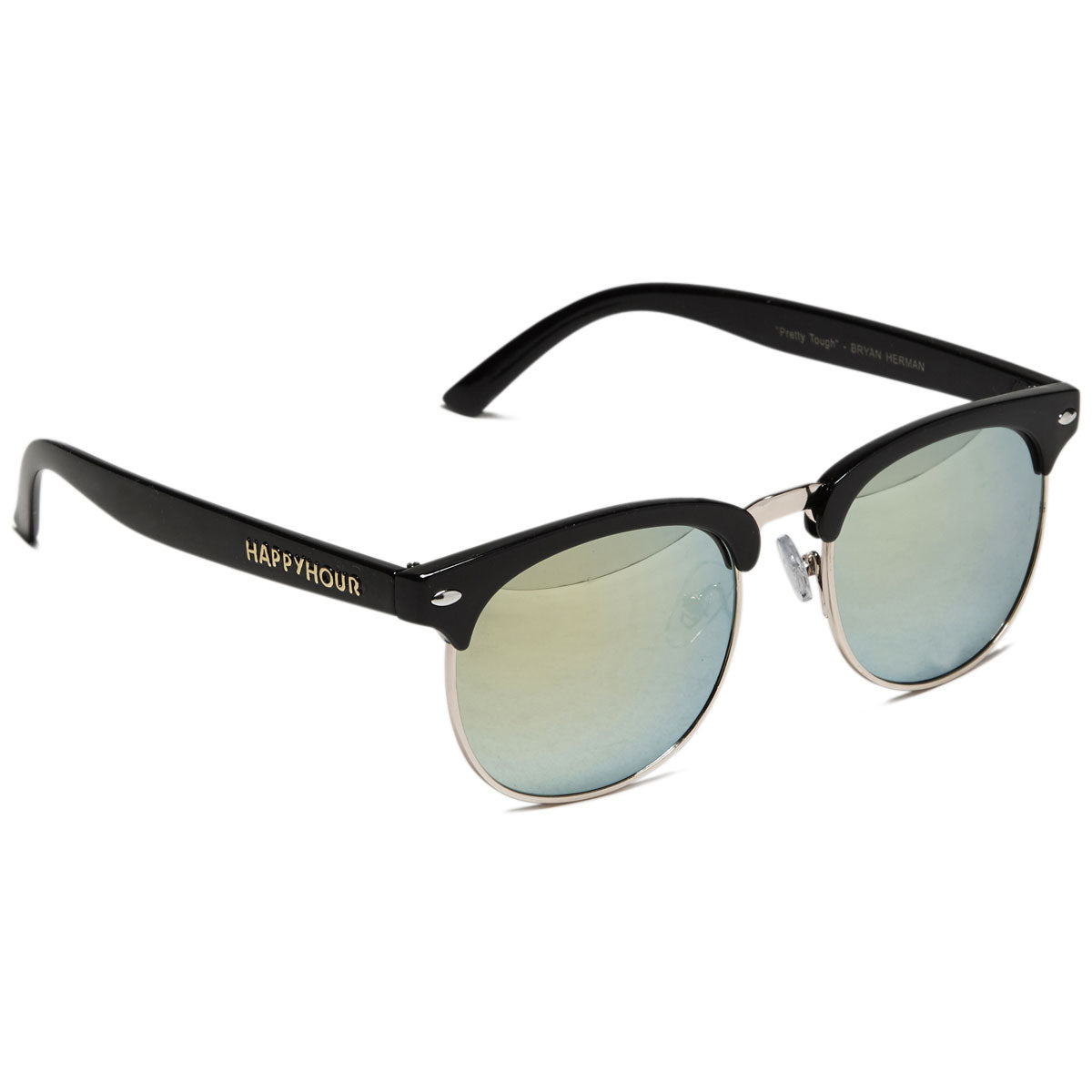 Happy Hour G2 Sunglasses - Gloss Black/Gold Mirror