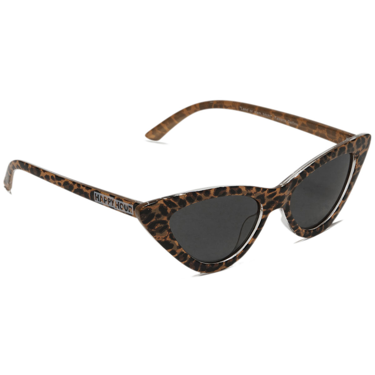 Happy Hour Space Needles Sunglasses - Leopard/Delfino