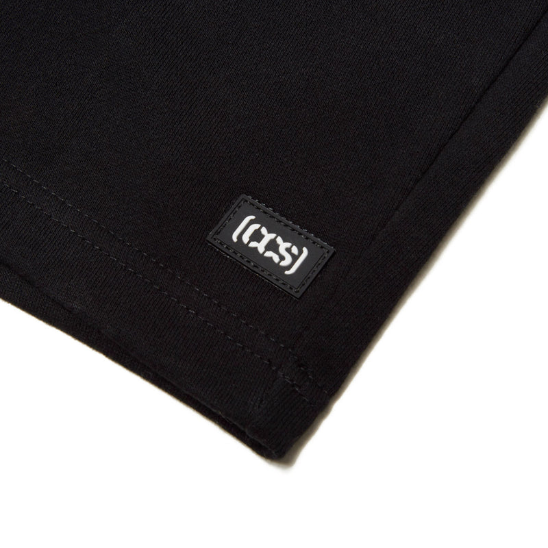 CCS Logo Rubber Patch Sweat Shorts - Black
