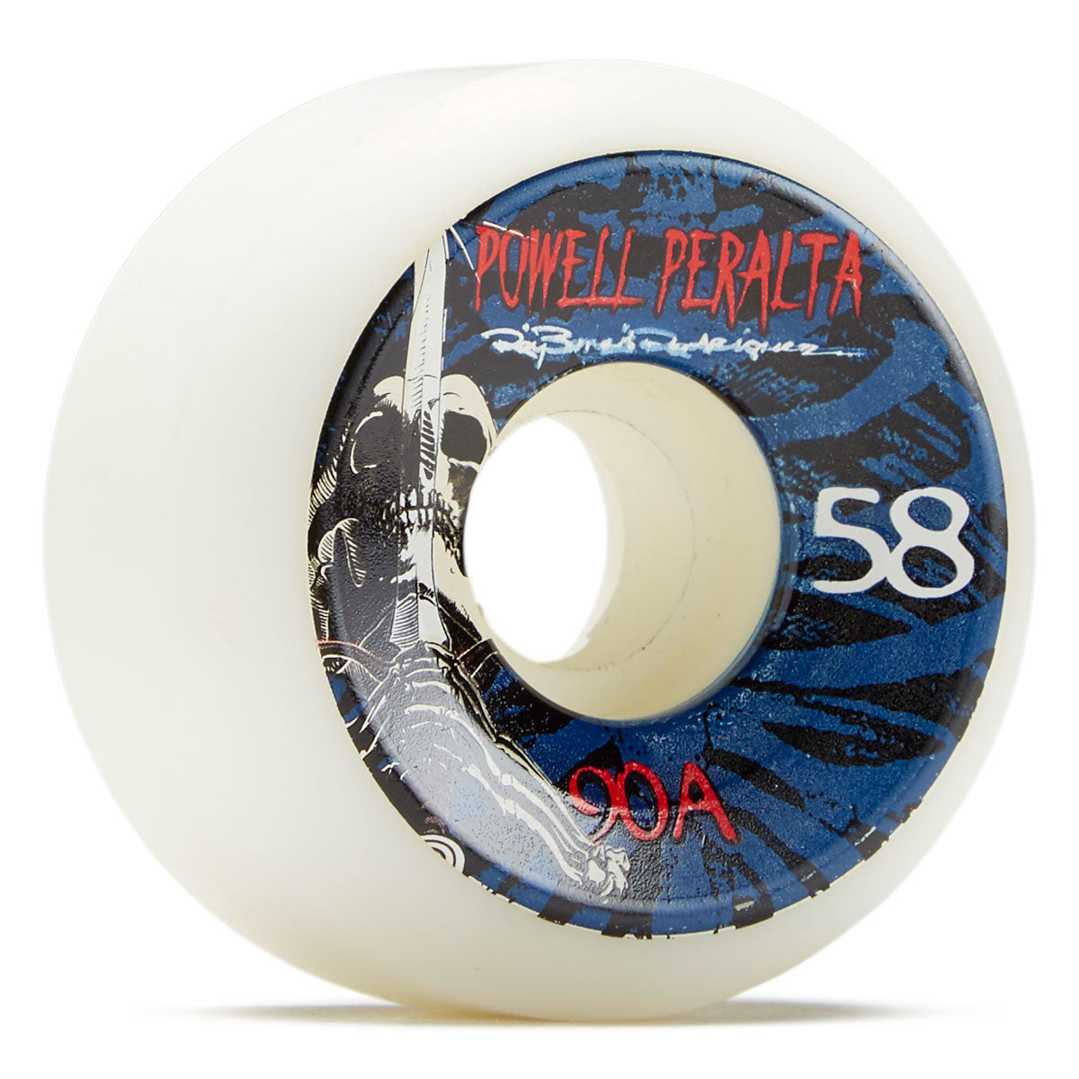 Powell-Peralta Skull and Sword 3 90A Skateboard Wheels - White - 58mm