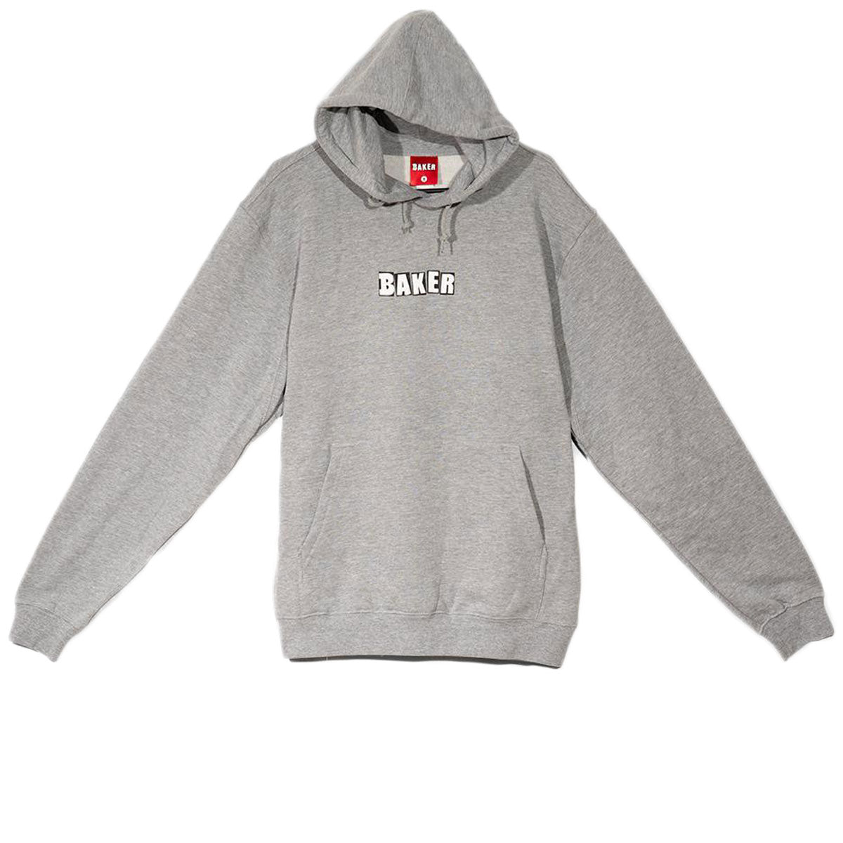 Baker Brand Logo Hoodie - Heather Grey