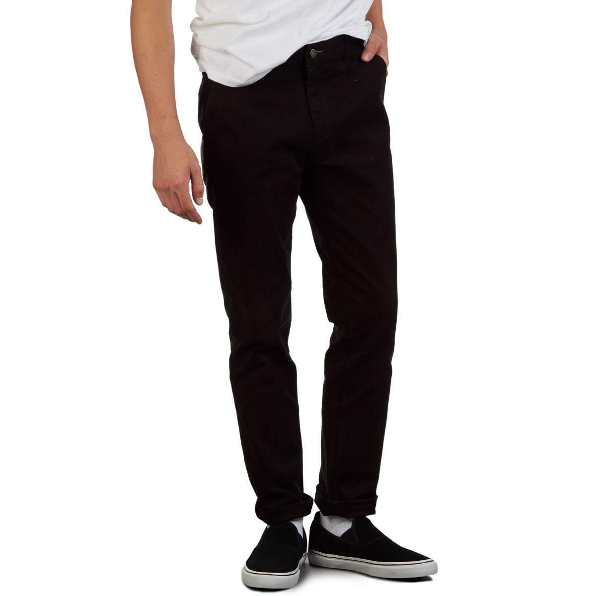 CCS Standard Plus Slim Chino Pants - Black image 4