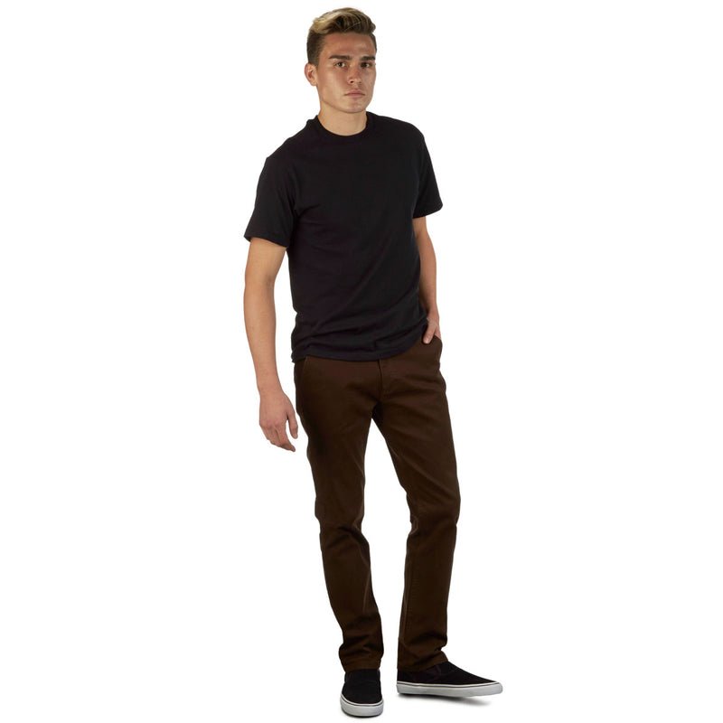 CCS Straight Stretch Chino Pants - Brown