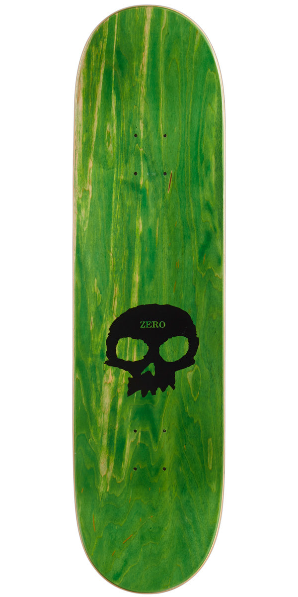 Zero Single Skull Skateboard Deck - 8.375