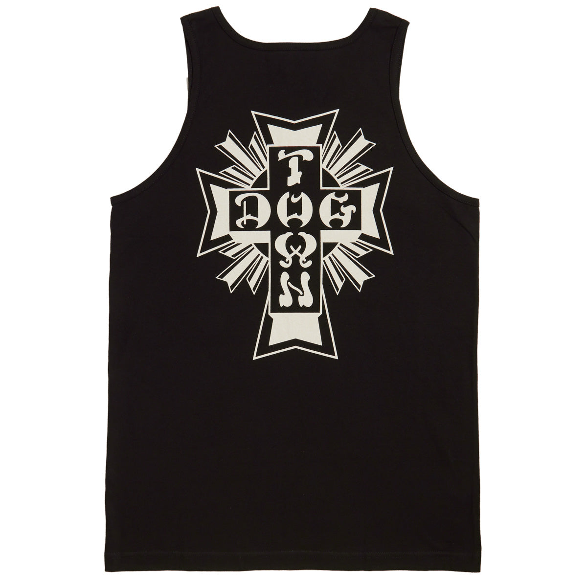 Dogtown Cross Logo Tank Top - Black/White