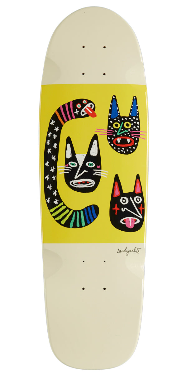 Landyachtz Dinghy Blunt Wild Cats Longboard Deck image 1