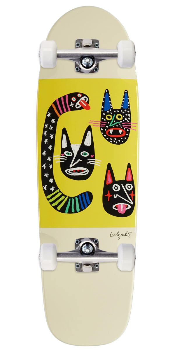 Landyachtz Dinghy Blunt Wild Cats Longboard Complete image 1