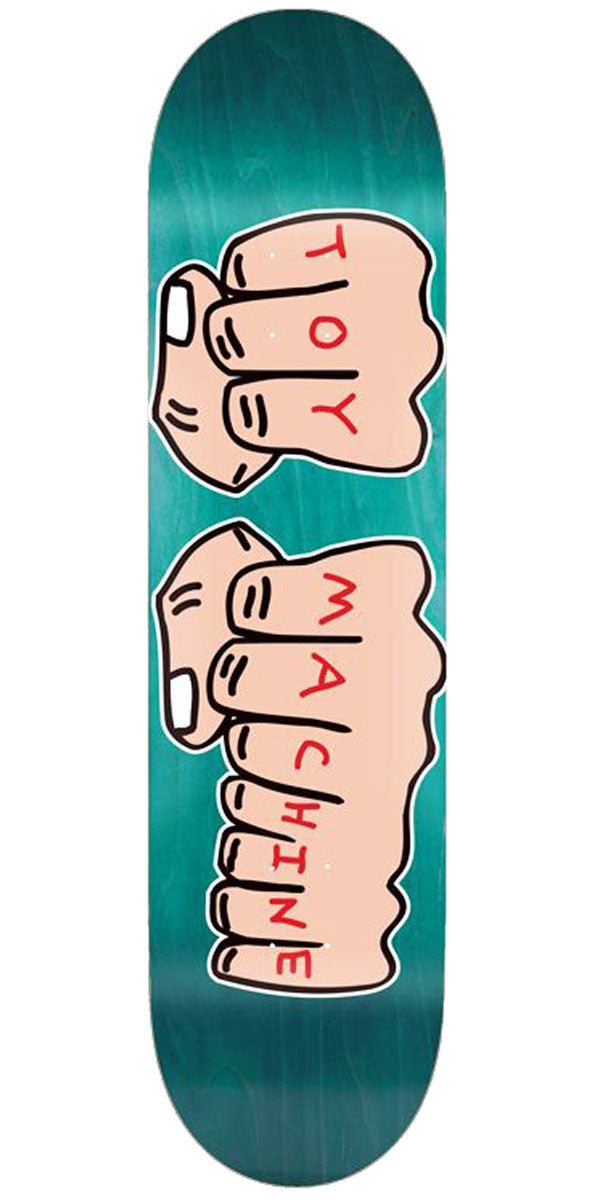 Toy Machine Fists Skateboard Deck - Assorted Stains - 8.375