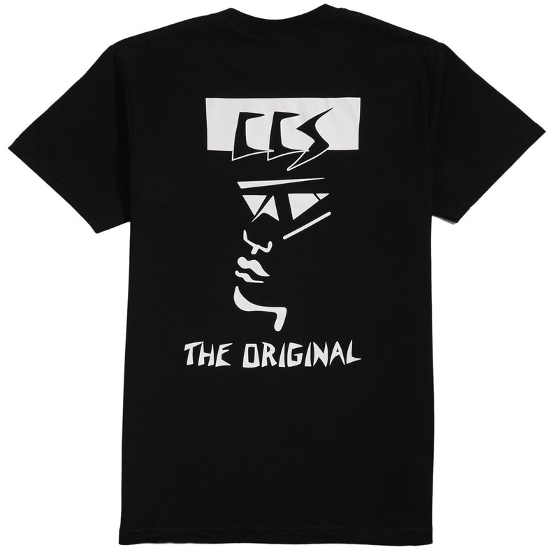 CCS OG Face T-Shirt - Black/Glow White