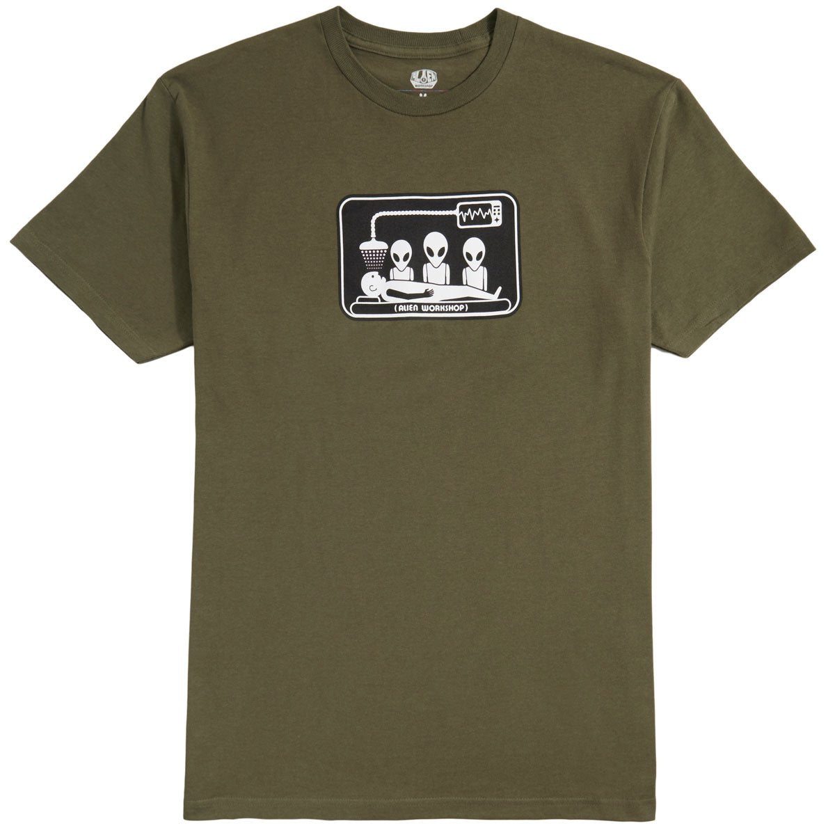 Alien Workshop Abduction T-Shirt - Olive image 1
