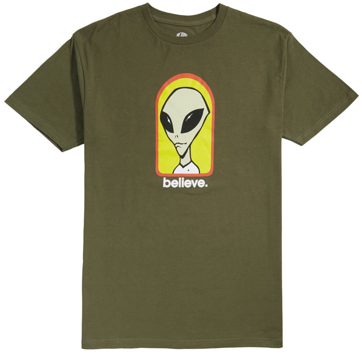 Alien Workshop Believe T-Shirt - Olive image 1