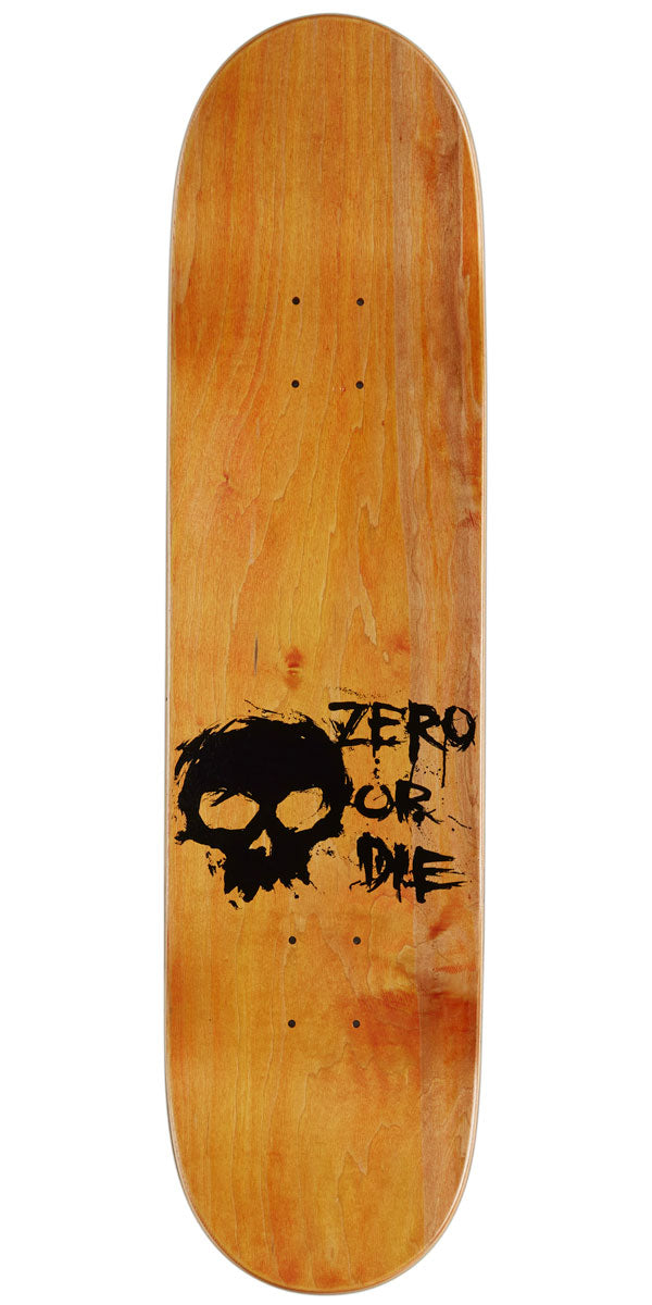 Zero Blood Text Skateboard Complete - 8.00