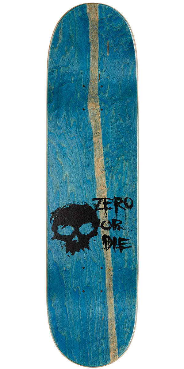 Zero Blood Text Skateboard Complete - 8.25