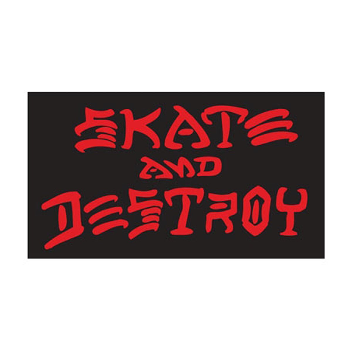 Thrasher Skate And Destroy Sticker - LG