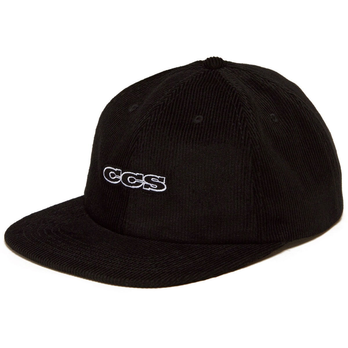 CCS 96 Logo Cord Snapback Hat - Black image 1