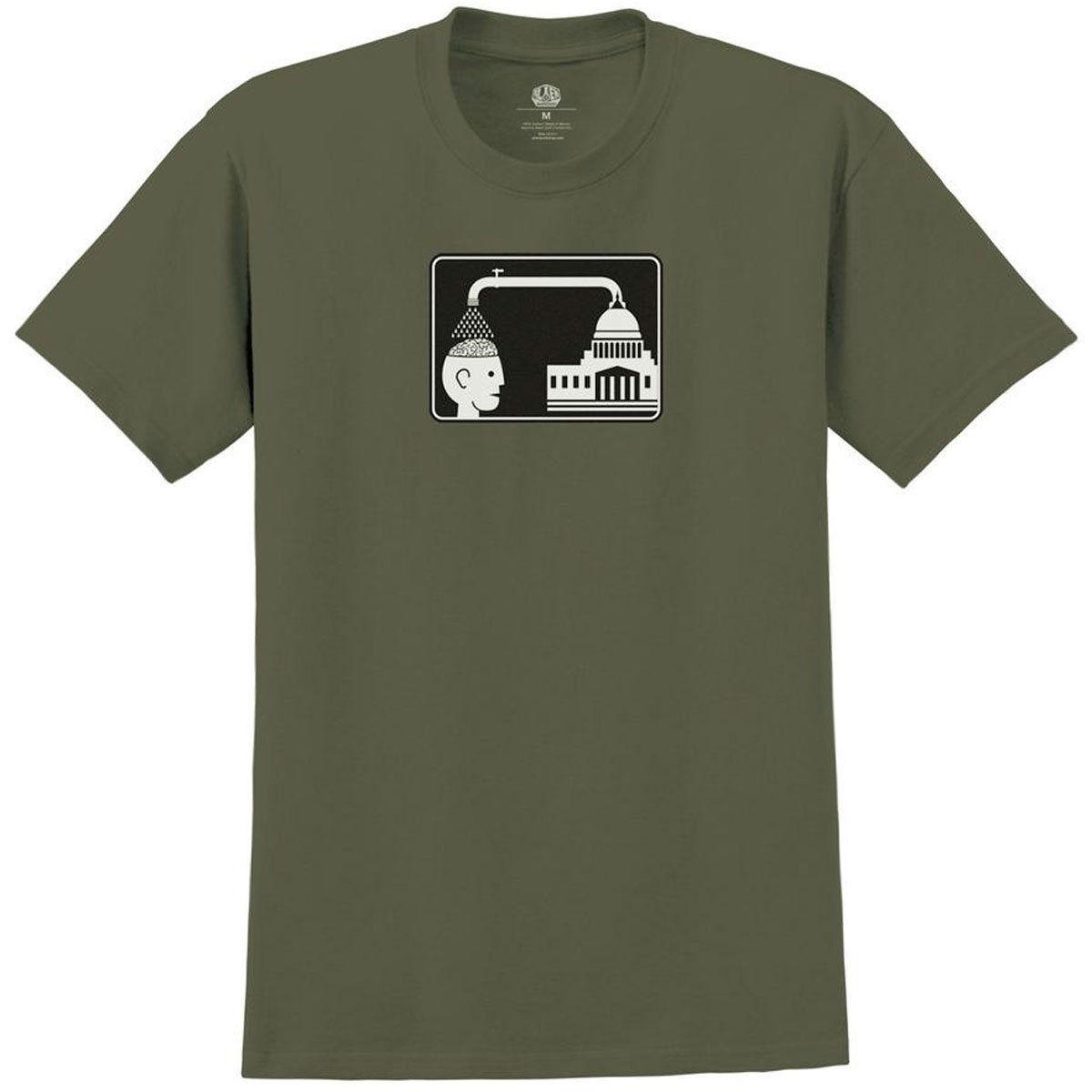 Alien Workshop Brainwash T-Shirt - Olive image 1