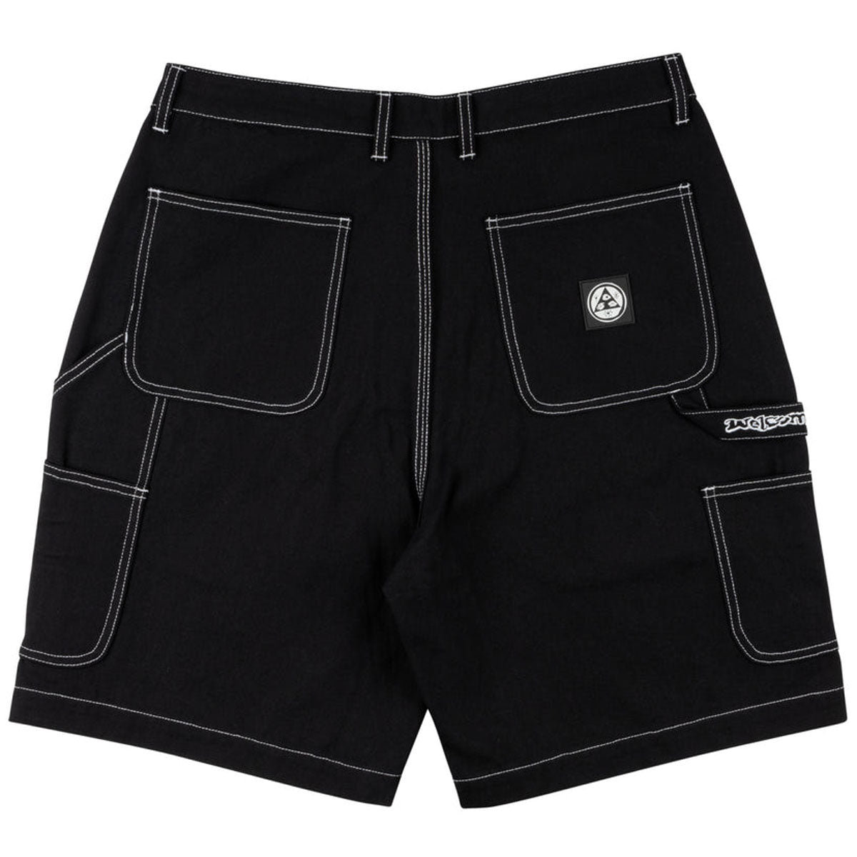 Welcome Brace Canvas Carpenter Shorts - Black image 2