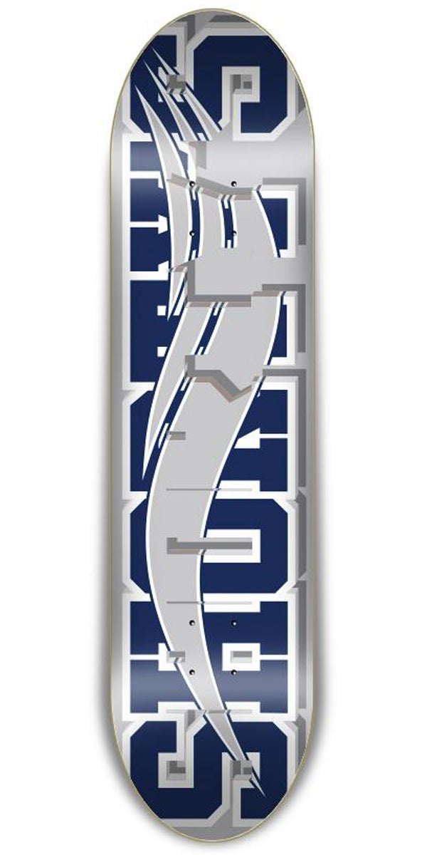 Shorty's Skate Block Skateboard Deck - Blue/Grey - 8.50