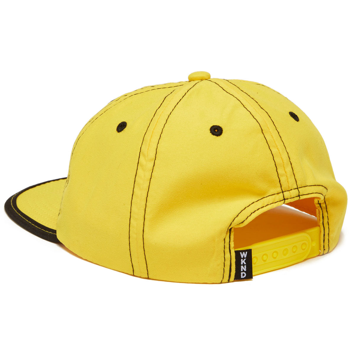 WKND Skull Floppy 6 Panel Hat - Yellow image 2