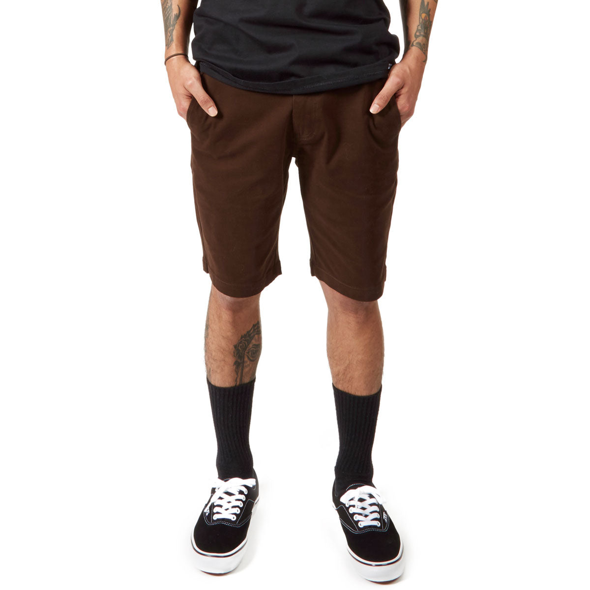 CCS Standard Plus Chino Shorts - Chocolate image 1