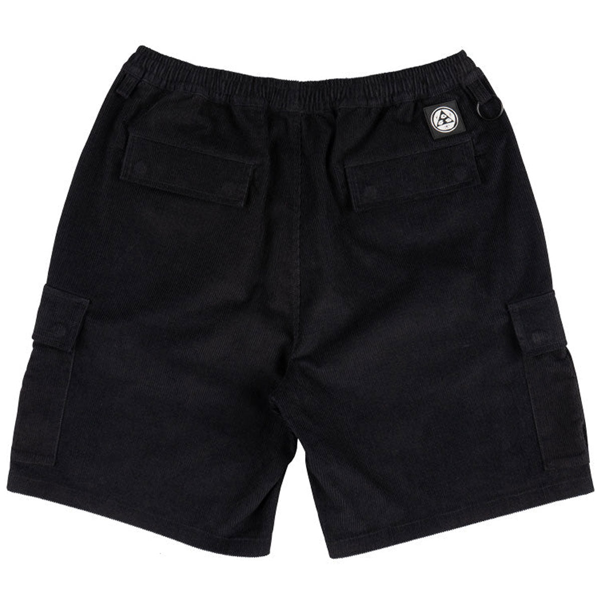 Welcome Chamber Corduroy Cargo Shorts - Black image 2