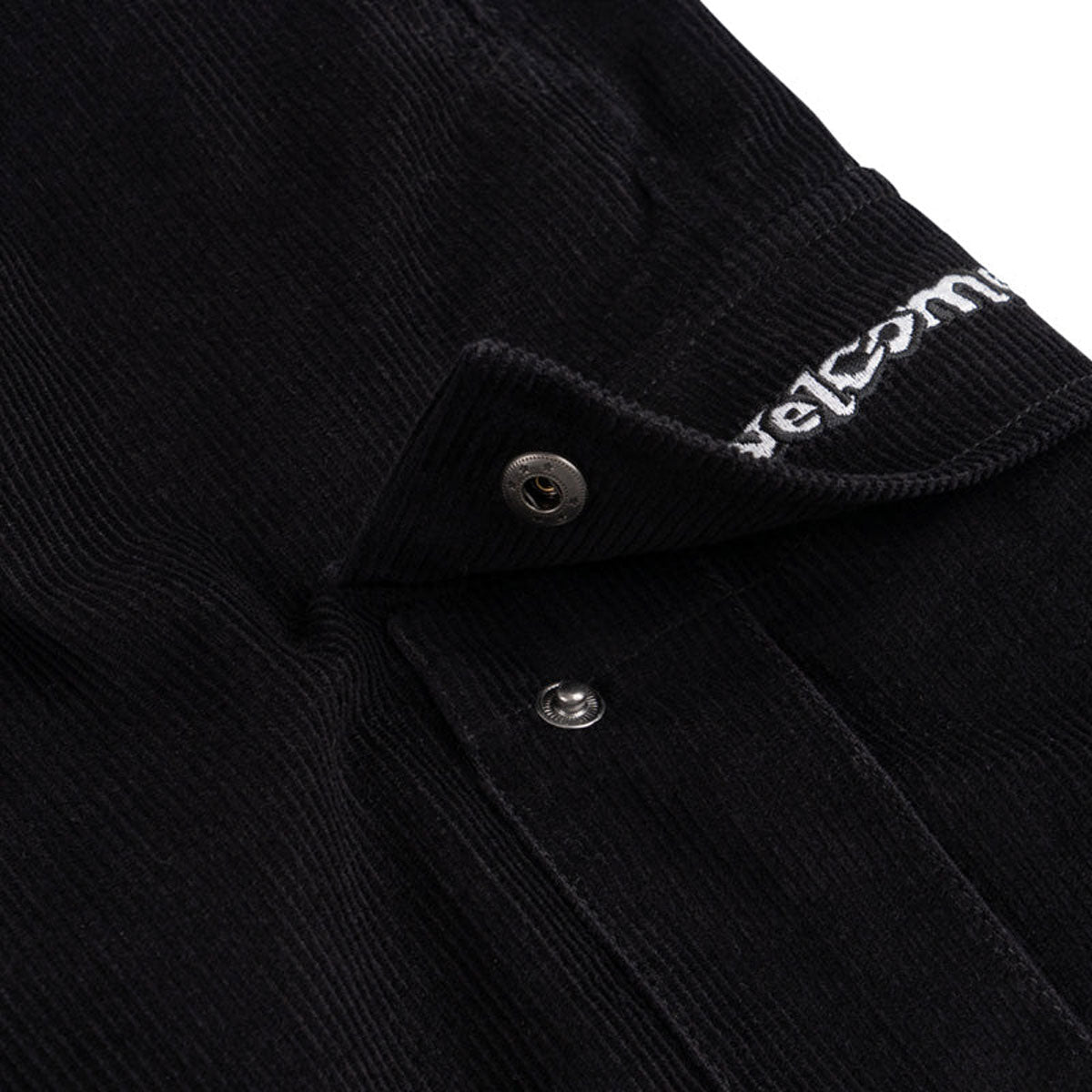 Welcome Chamber Corduroy Cargo Shorts - Black image 3