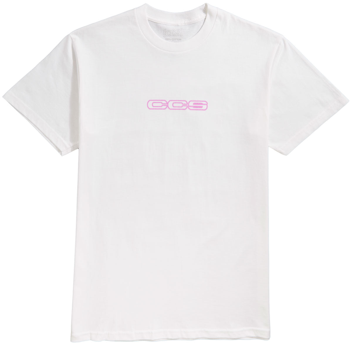 CCS Neo Globe T-Shirt - White/Pink image 2
