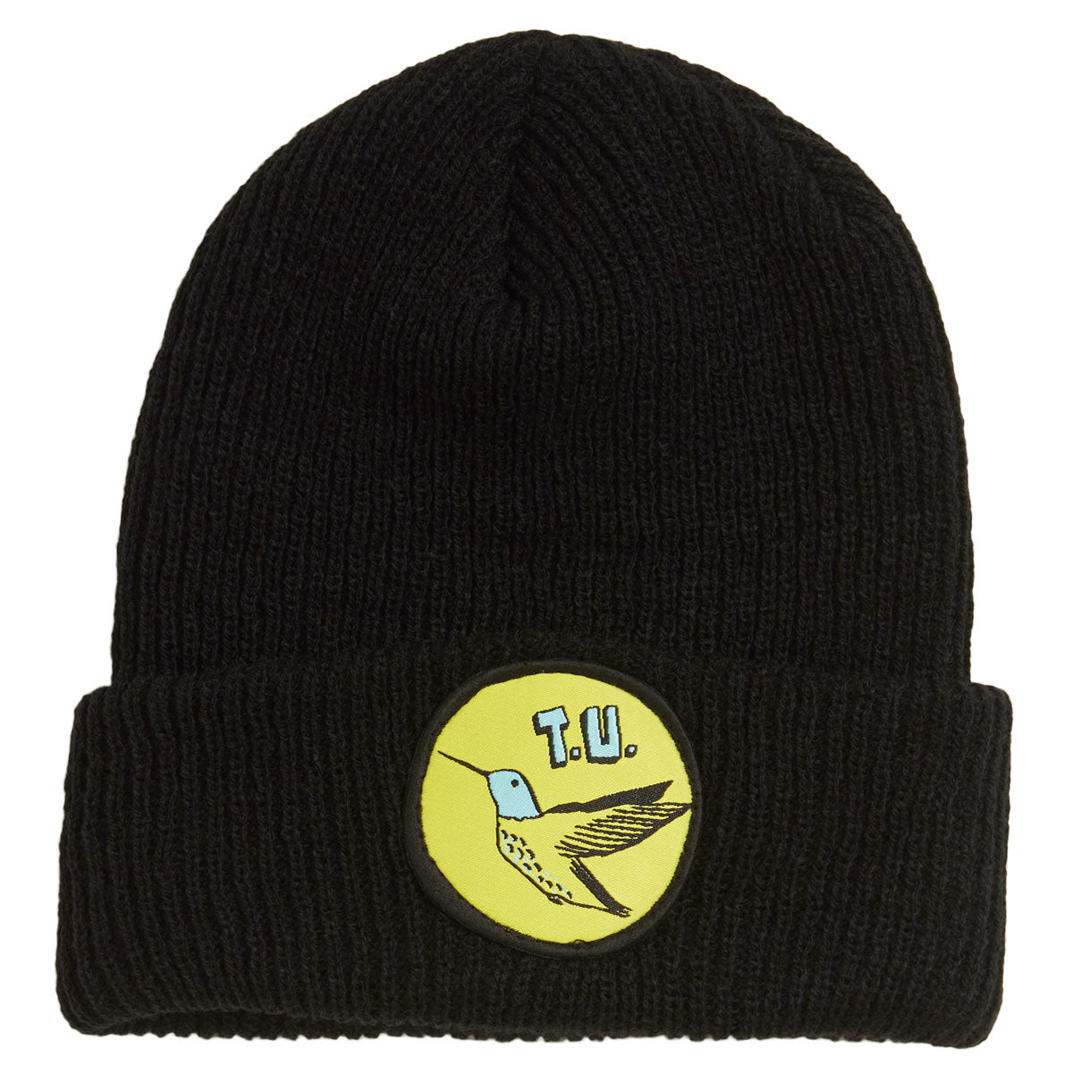 Transportation Unit Classic Hummingbird Beanie - Black/Yellow image 1