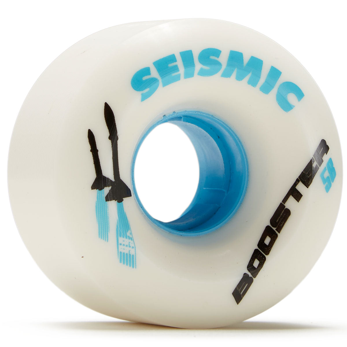 Seismic Booster 99a Longboard Wheels - White/Blue - 58mm image 1