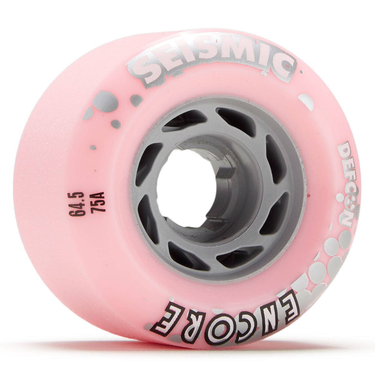 Seismic Encore 75a Longboard Wheels - Bubblegum - 64.5mm image 1