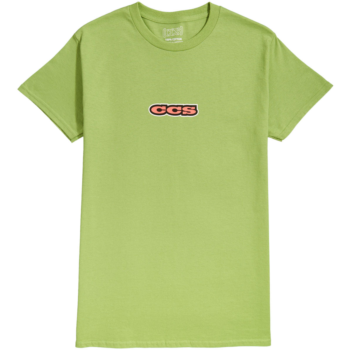 CCS 96 Logo T-Shirt - Kiwi/Pink/White image 1