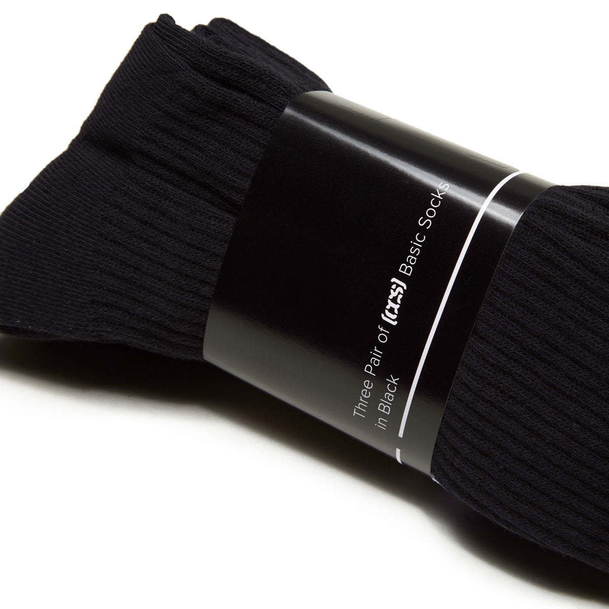 CCS Basics 3 Pack of Socks - Black – Daddies Board Shop